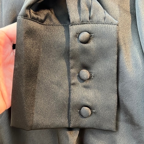 🔥Olia,Sexy Black Oversized Dress w/Low Scoop Neck, Incredible, Loose but SEXY,S - Picture 7 of 12